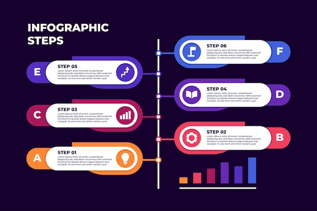 Infographic Steps Presentation Template