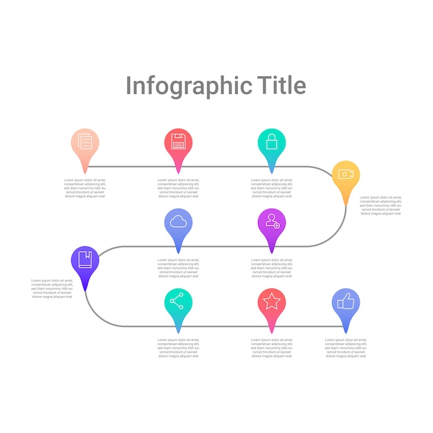 Infographic Steps Template