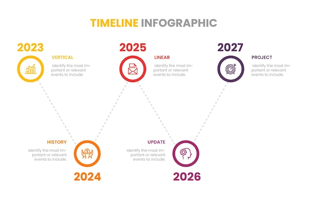 Vector infographic template for business 5 steps modern timeline diagram with roadmap and circle topic