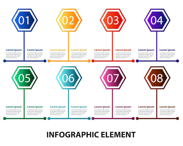 Инфографический шаблон для бизнеса. Диаграмма Steps Modern Mindmap с темами, вектор презентации