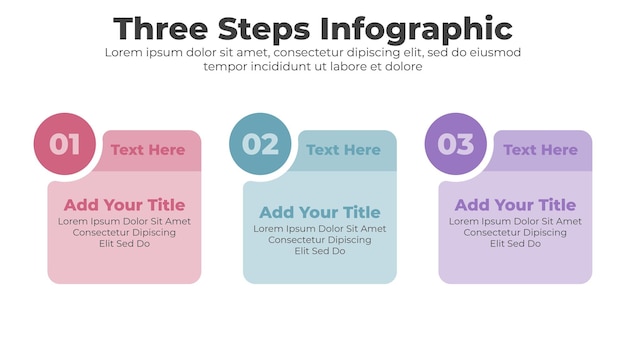 Infographic template for business timeline presentation