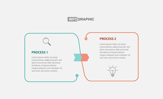 Infographic template design vector