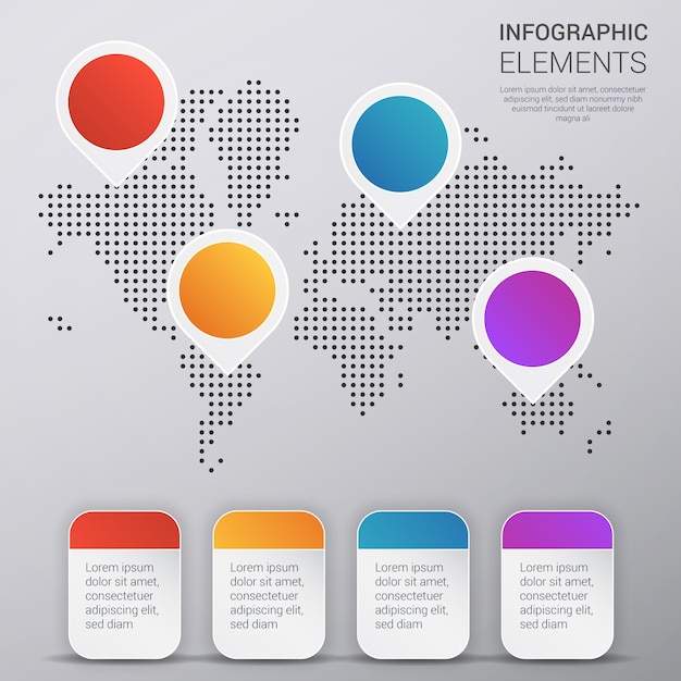 Design template infografici