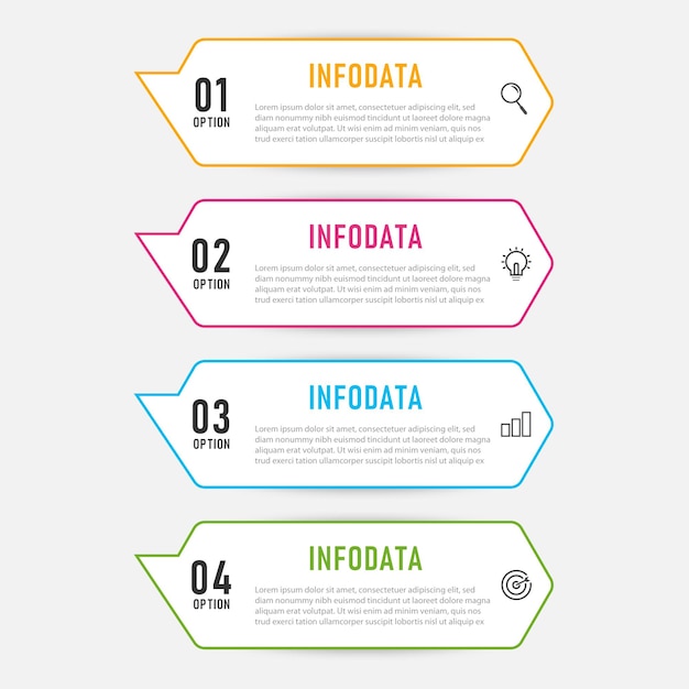 Infographic template elements.