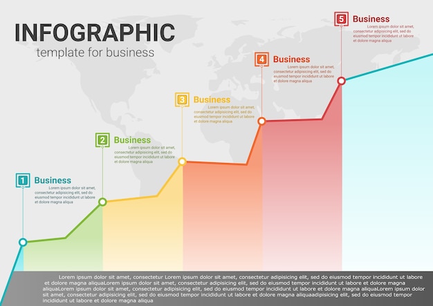 비즈니스를위한 Infographic 템플릿