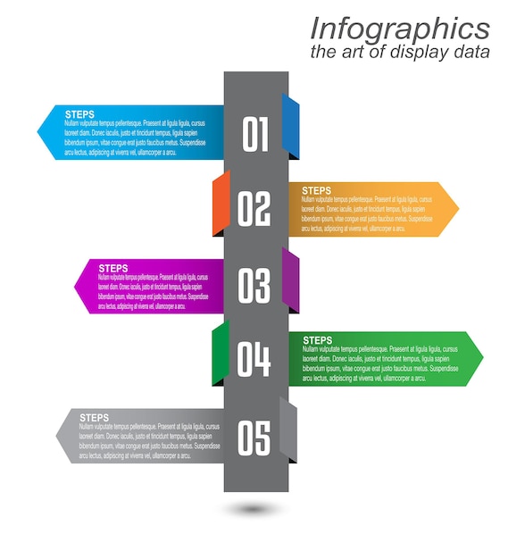 Infographic template for modern data visualization and ranking and statistics