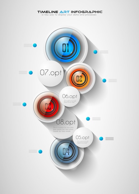 Vector infographic template for modern data visualization and ranking