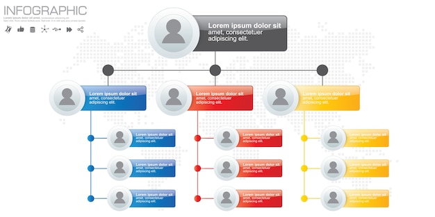 Infographic template and options