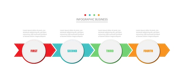 Infographic 템플릿 벡터 비즈니스