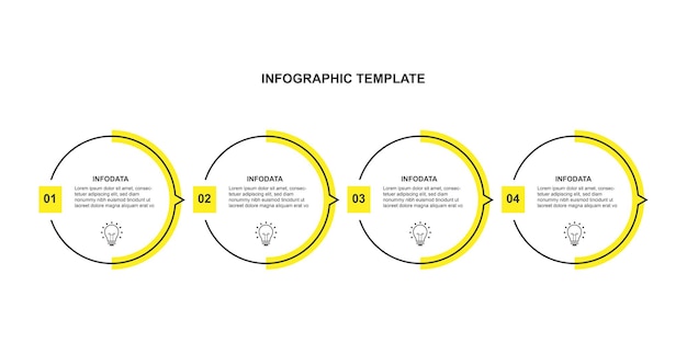 infographic template vector element.