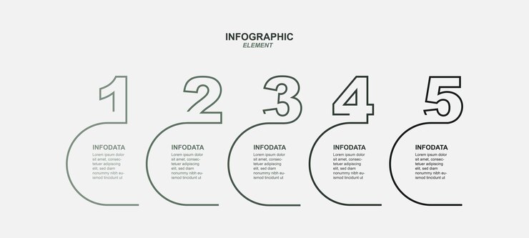 Инфографический элемент вектора шаблона.
