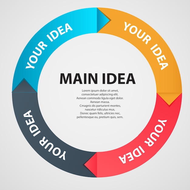 Infographic template vector illustration