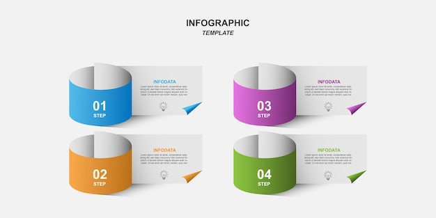 Infographic template vector