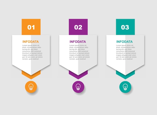 Infographic template vector