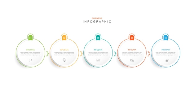 Infographic template vector