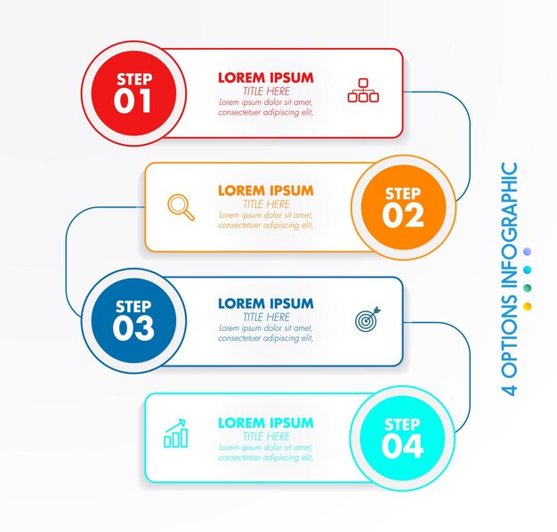 Infographic template vector