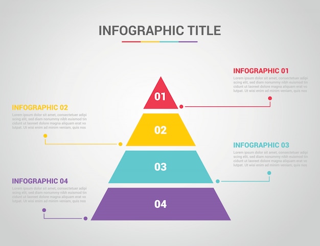 Fourpart Division Of The Triangle Diagram In An Infographic Pyramid Vector,  Symbol, Concept, Idea PNG and Vector with Transparent Background for Free  Download