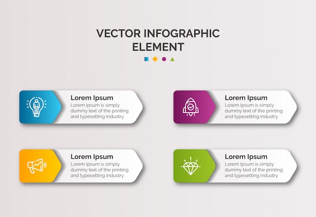 Modello di infografica