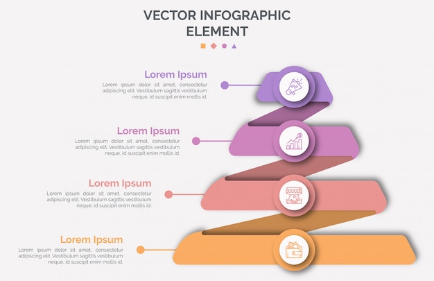 Vector infographic template