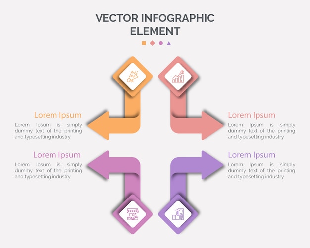 Vector infographic template