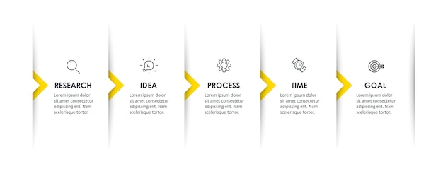 Vector infographic template