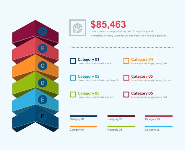 Vector infographic template