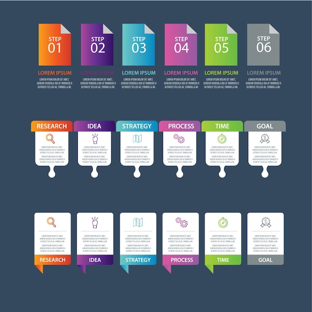 Vector infographic template