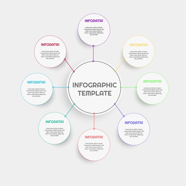 Vector infographic template