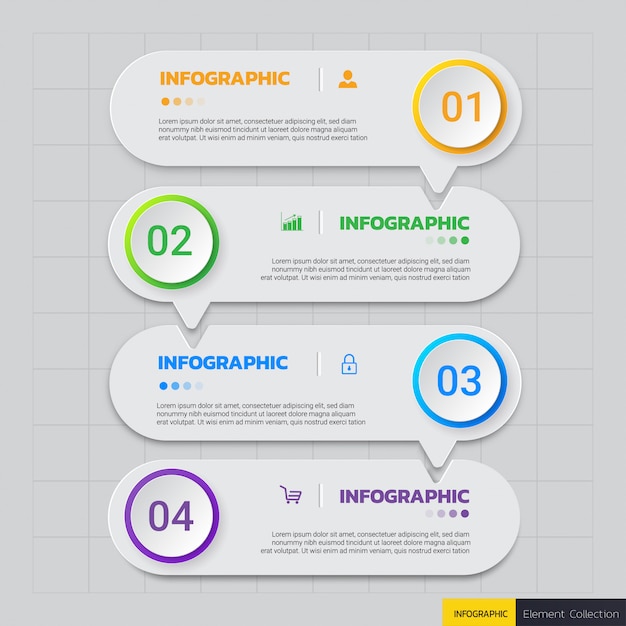 Modello di infografica