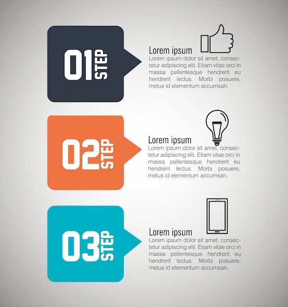 Infographic templates business design