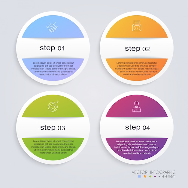 Infographic Templates for Business.  Infographics statistic vector.