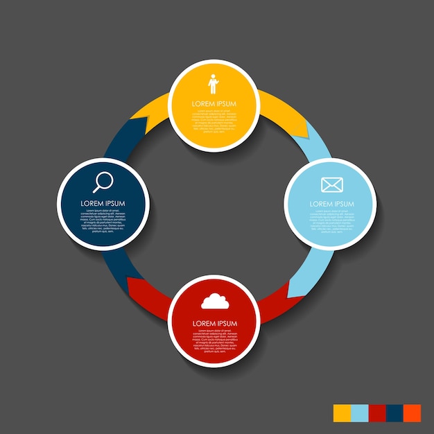 Infographic Templates for Business Vector Illustration. EPS10