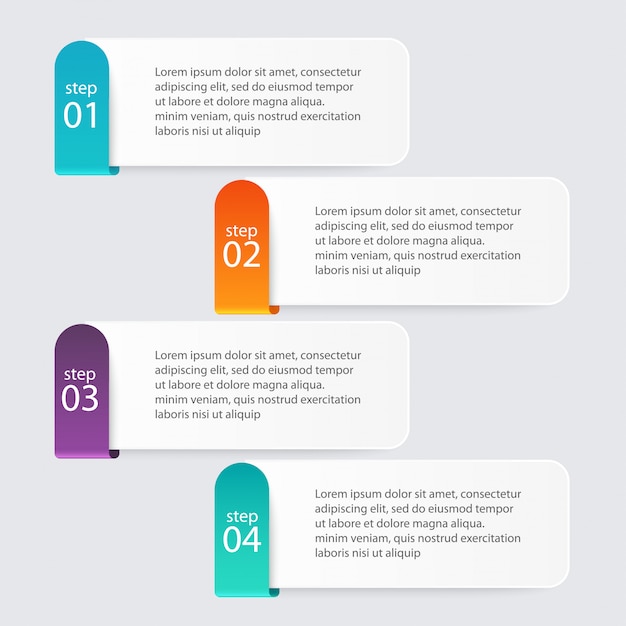 Infographic templates for business.