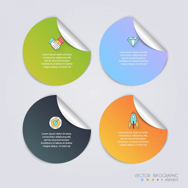 Infographic templates for business.