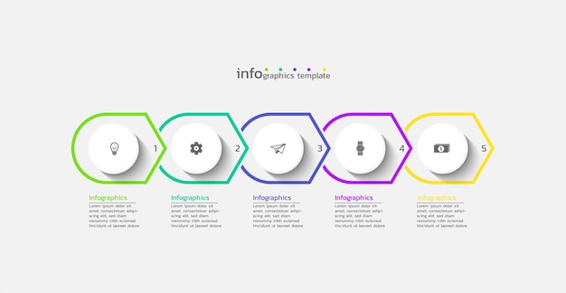 Modello di business di disegno vettoriale infografica