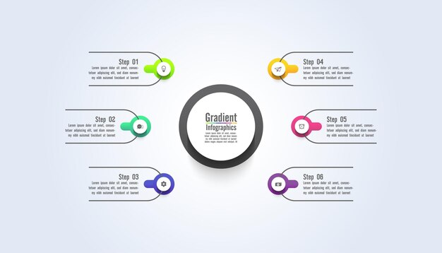 Modello di business di disegno vettoriale infografica