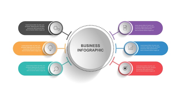 Infographic vector element