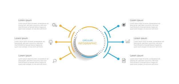 Infographic vector element