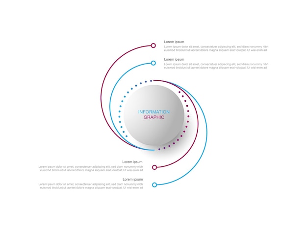 Infographic vector element