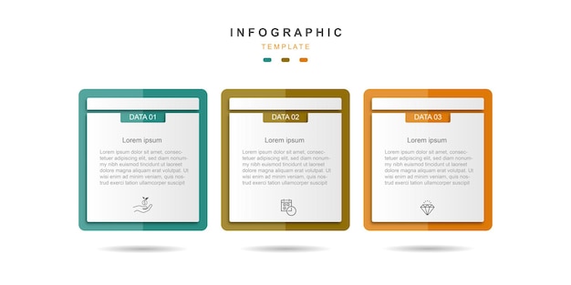 Infographic vector element