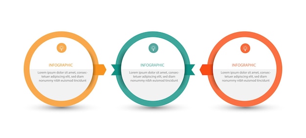 Infographic vector element