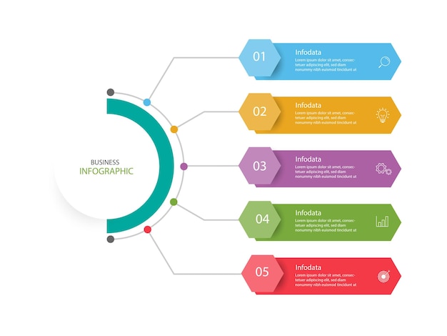 Infographic vector element