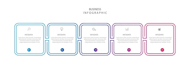 Infographic vector element