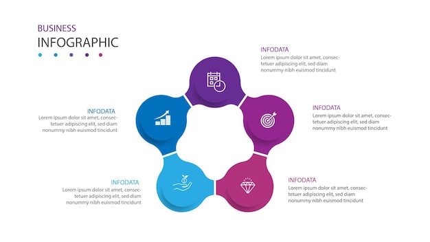 Infographic vector element