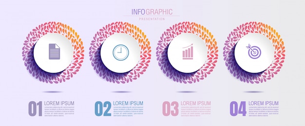 Illustrazione vettoriale di infografica