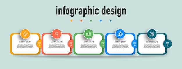 Infographic vector ontwerpsjabloon