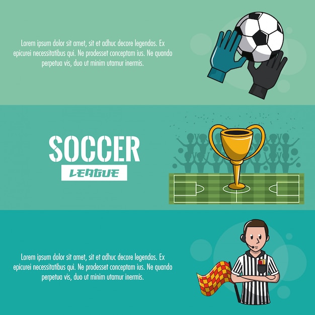 Vector infographic voetbaltoernooi