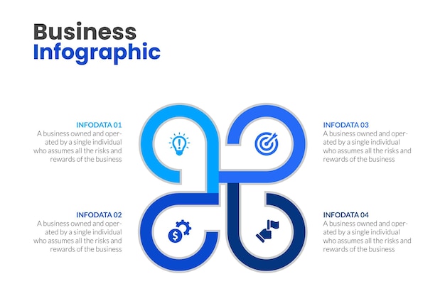 Vector infographic with step and options vector illustration