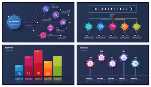 단계가있는 Infographic