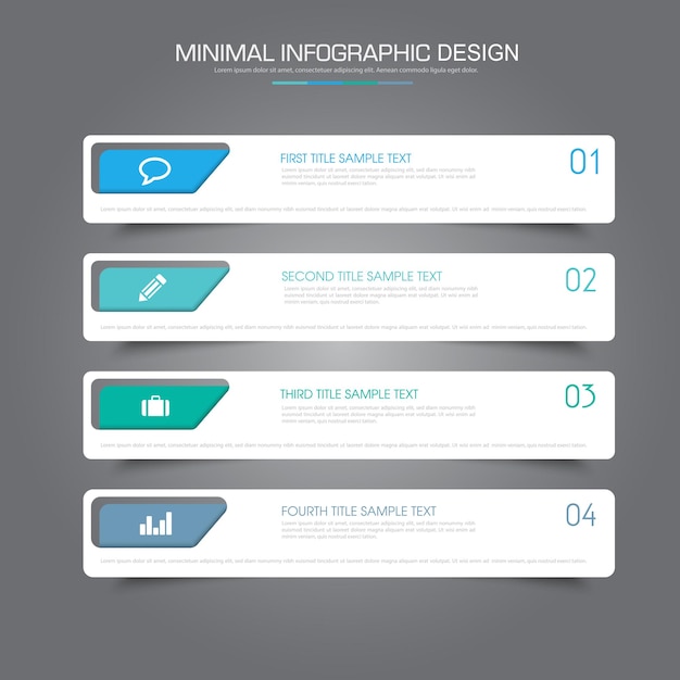 Infographicelementen met bedrijfspictogramcirkelproces of stappen en opties workflow vectorontwerp